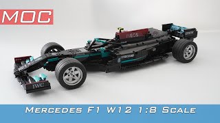 Mercedes F1 W12 (Detailed Edition) 1:8 Scale LEGO TECHNIC MOC