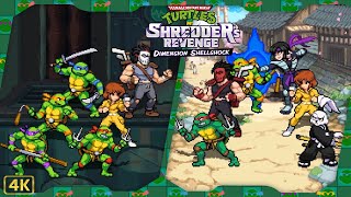 TMNT: Shredder's Revenge + Dimension Shellshock ⁴ᴷ Full Playthrough (6-Player, Story & Survival)