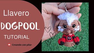 gogpool llavero tutorial- #amigurumitutorial #dogpool #wolverine #crochet #llaverospersonalizados