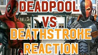 Deadpool VS Deathstroke | Death Battle - Reaction