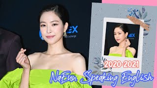 APink's Son NaEun Speaking English Compilation 2020-2021