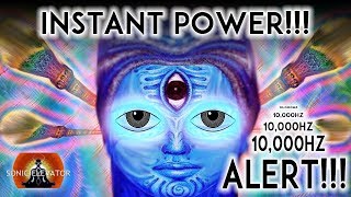 10000 Hz |  INSTANT THIRD EYE STIMULATION (WARNING!!!) 100% MOST POWERFUL THIRD EYE BINAURAL BEATS