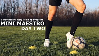 Mini Maestro Day Two | 5 Day Ball Mastery Training Program | Master The Ball With These Exercises