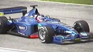 F1 V10 2001 WET Imola Friday Practice