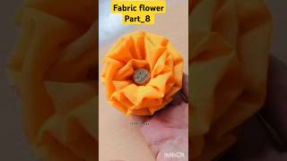 ✨ fabric flower part_8✨#fabircflower#flowers #designer #fashion #ytshorts #sewing  @JassDesigner_