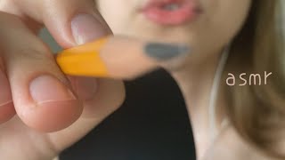 ASMR // drawing on your face // *tickle-tickle* sounds