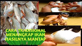 cara tradisional menangkap ikan dengan tangan