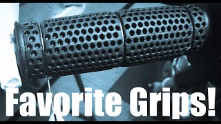 Pro Grip 714 Rally Grips cushy vibration dampening for your Yamaha TW200 dual sport motorcycle