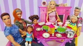 Barbie ve Ailesi Bölüm 121 - Can ve Ceren Oruç Tutuyor - Çizgi film tadında Barbie oyunları