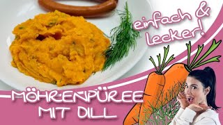 Unglaublich raffiniert! Dill Möhren Püree 💕 Einfaches Rezept für die ganze Familie