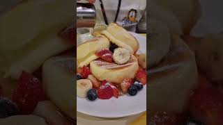 Japan's FAMOUS SOUFFLE Pancake | FLIPPERS #shorts #viral #souffle