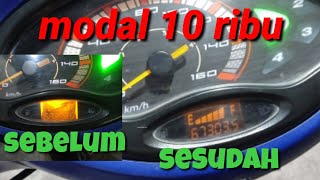 cara memperbaiki polalizer LCD speedo Kharisma