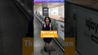 Difference between escalator and travelator | Kids English with Adi Connection #shorts