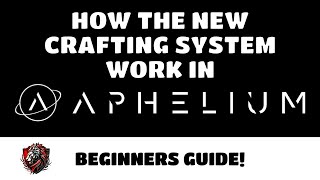 How To Craft In Aphelium | Beginner Guide | Aphelium NFT Game | WAX Blockchain