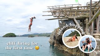 CLIFF DIVING FOR THE FIRST TIME 😳 (Boracay Vlog Part 2) | Lexy Rodriguez