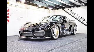 Jet Black Porsche GT4 Full Wrap In Xpel Ultimate PPF + Coated on Every Surface [4K UHD]