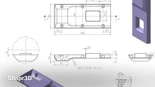 [How to Shapr3D] case drawing 88