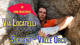 Via Locatelli - Sergent - Valle Orco Trad Climbing