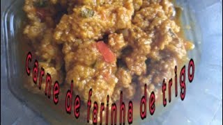 carne vegetal de farinha de trigo (parte 1)