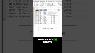 Create Custom Forms in Microsoft Access for Easy Data Management #shorts