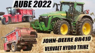 DU MATÉRIELS IMPRESSIONNANT DANS L'AUBE | VERVAET & JOHN-DEERE 8R410