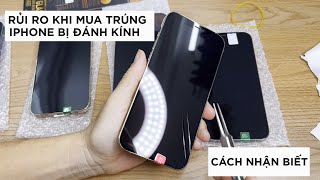 ❌ Hậu quả + rủi ro khi mua trúng iPhone bị đánh kính, mài kính. Cách nhận biết dễ thấy nhất.