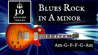 Blues Rock Backing Track in A minor｜75 BPM｜Guitar Backing Track