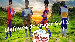 Disfraces de Goku y Veqeta Dragon Ball Z. Ideas de disfraces para niños. Costume ideas for children