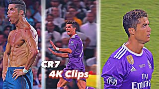 Cristiano Ronaldo 4K Clips - Best 4K Clips + Free For Editing 👍