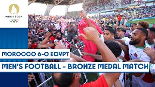 🇲🇦 Morocco beat Egypt 🇪🇬 to win bronze in Men’s Football | Paris 2024 Highlights