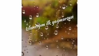 Islandığım ilk yağmursun