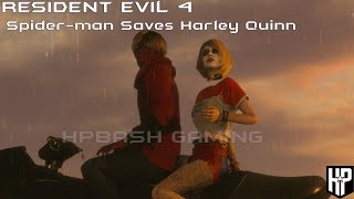 Spider-man (Leon) Saves Harley Quinn (Ashley) - Resident Evil 4 Remake Mod Cutscenes