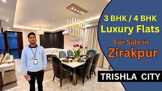 The Future of Comfort Living:Trishla City S + 14,3 & 4 BHK Apartments With Lift in Zirakpur