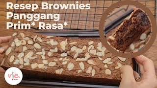 Brownies Panggang Super Enak !! Brownies Prim* Rasa| Vierecipe