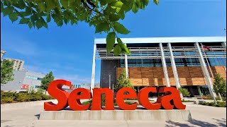 [4K] 🇨🇦 Campus Tour - Seneca College Newnham (Finch) Campus Walking Tour | Toronto Walk Canada