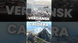 What is the BEST Warzone Map? Verdansk or Caldera? #shorts