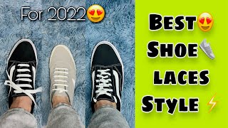 3 Best 👟 Shoe Laces 💫Style for 2022 #shoes #laces #shoelace #hanish