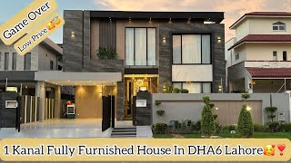 1 Kanal Most Beautiful Fully Furnished House 🏠 In DHA6 Lahore