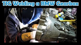 Welding a ZF Bellhousing / BMW Gearbox