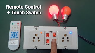 Remote control switch board with touch switch by Manmohan Pal