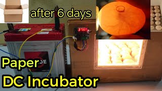 12V DC Homemade Incubator Egg Candling After 6 Days(অসমীয়া ভাষাত)  || SG Rangpur