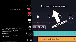 TUTORIAL BIKIN OVERLAY TEXT (MENTAHAN TEKS) SEPERTI SOCIALLYRICS TIKTOK‼ +ADA PRESETNYA