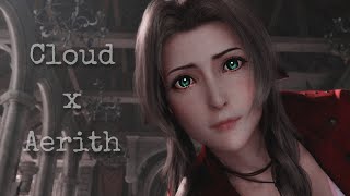 Cloud scares Aerith