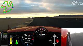 Mazda MX-5 NC at Chuckwalla Valley Raceway - Windshield / Fender Cam - 11/22/20