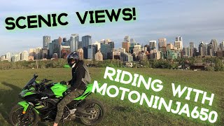 RIDING WITH MOTONINJA650