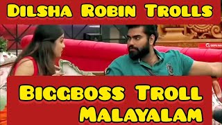 Robin Dilsha പൊളിഞ്ഞപ്പോൾ Sukhil ആറാട്ട് ❤️😍 #bbtrolls #sukhil #dilrob #biggbossmalayalam #bbm4