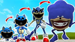 EVOLUTION OF NEW THE SONIC TAPES CHAOS in Garry's Mod!