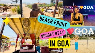 Goa staycation vlog ❤️ | Arambol beach budget stay | love temple beach resort Goa | love temple Goa