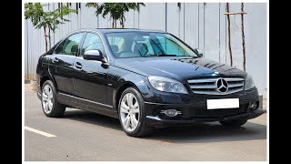 LOW PRICE BENZ C CLASS 220 AT FOR SALE / FAMILY CARS CHENNAI / BEST USED CAR SHOWROOM & BEST DEALER.