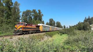 All Racked Up!!!! CPKC 701 (Autorack Train) @ Sumas Mtn. BC Canada 17AUG24 KCSM ES44AC 4726 Leading